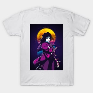 Giyu Tomioka Retro Art T-Shirt